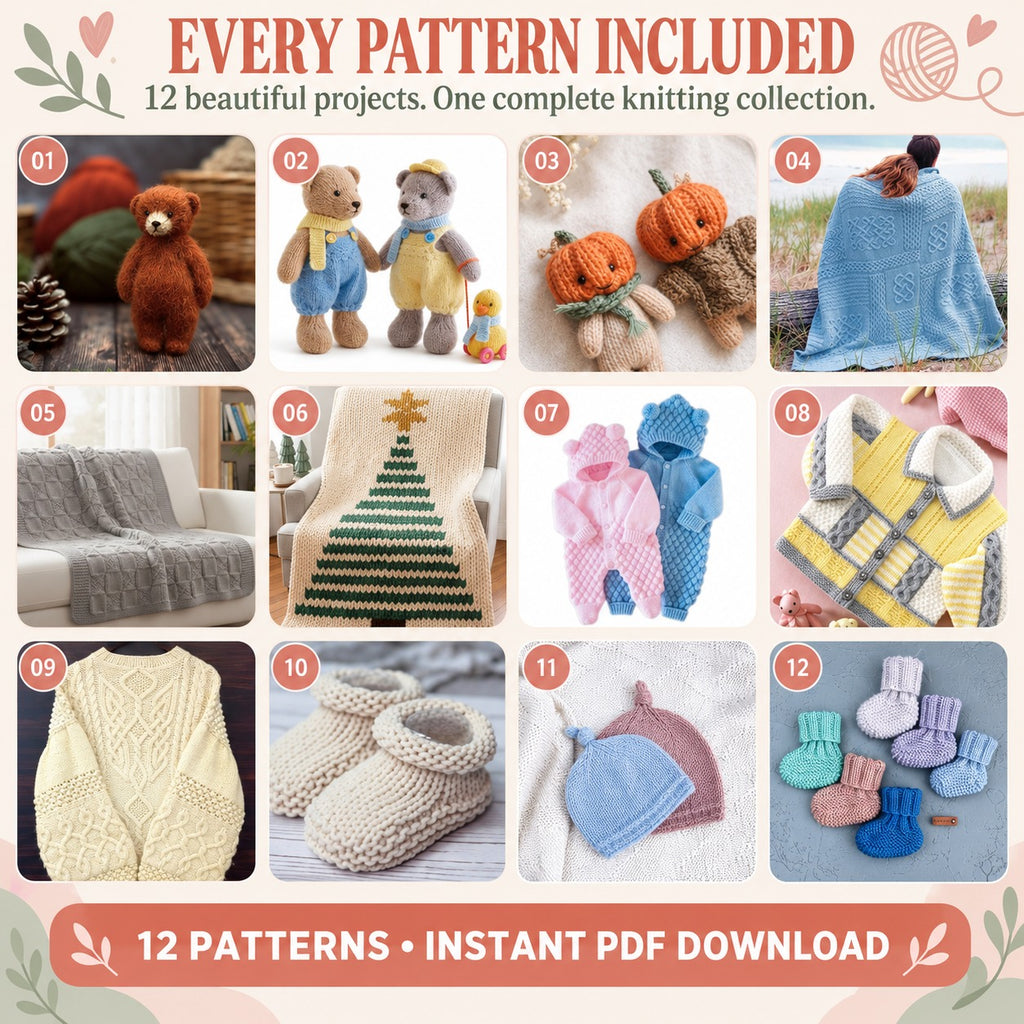 12 Beautiful Creations. One Unforgettable Knitting Journey.