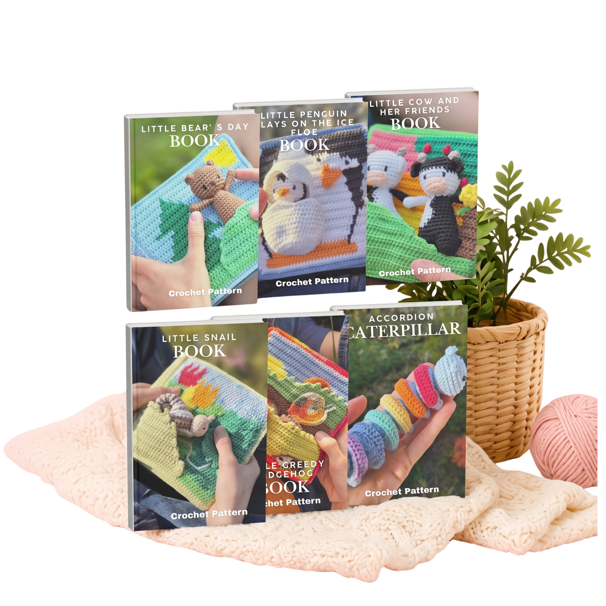 Crochet Book Bundle: 5 Adorable Patterns + 1 FREE Bonus Pattern 😍