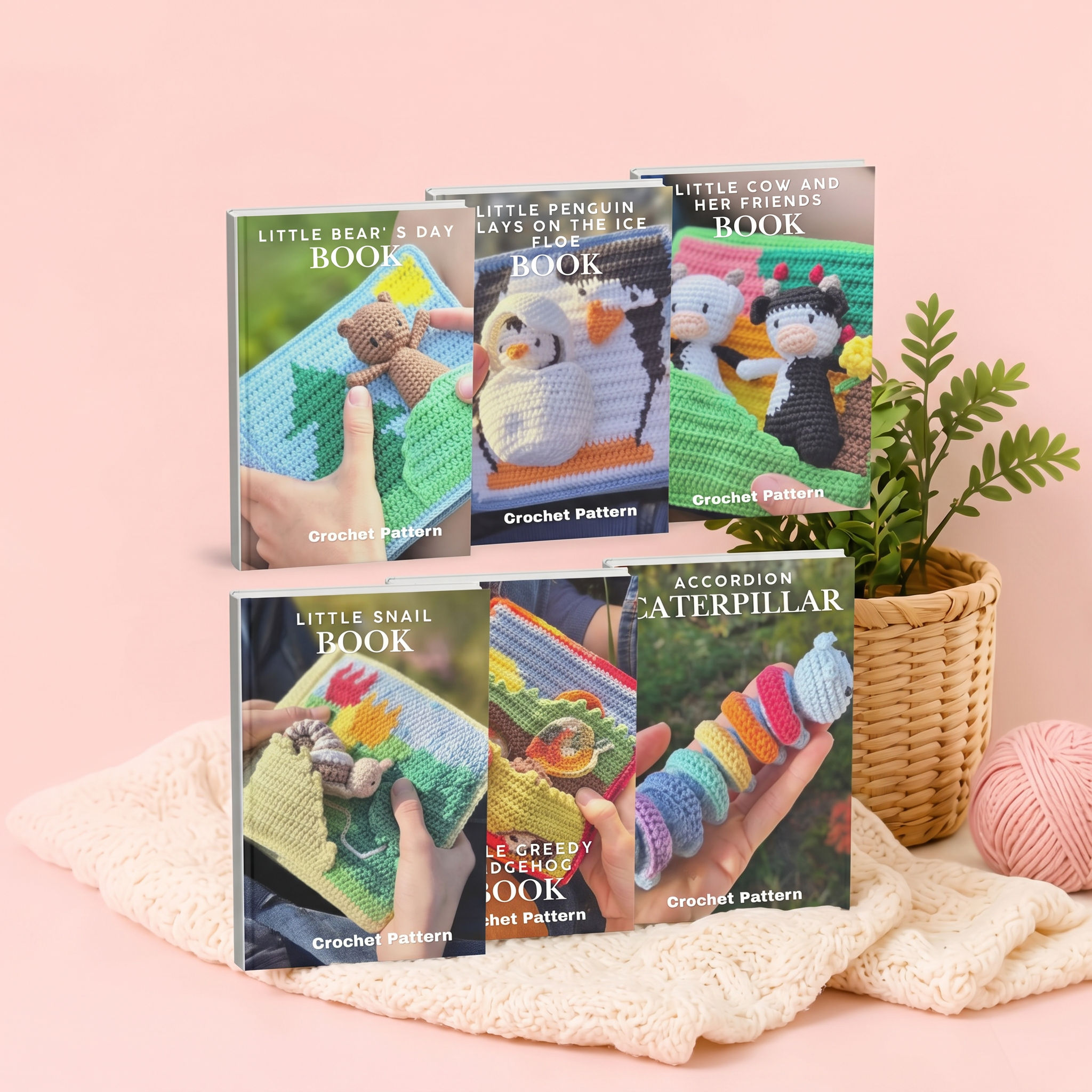 Crochet Book Bundle: 5 Adorable Patterns + 1 FREE Bonus Pattern 😍