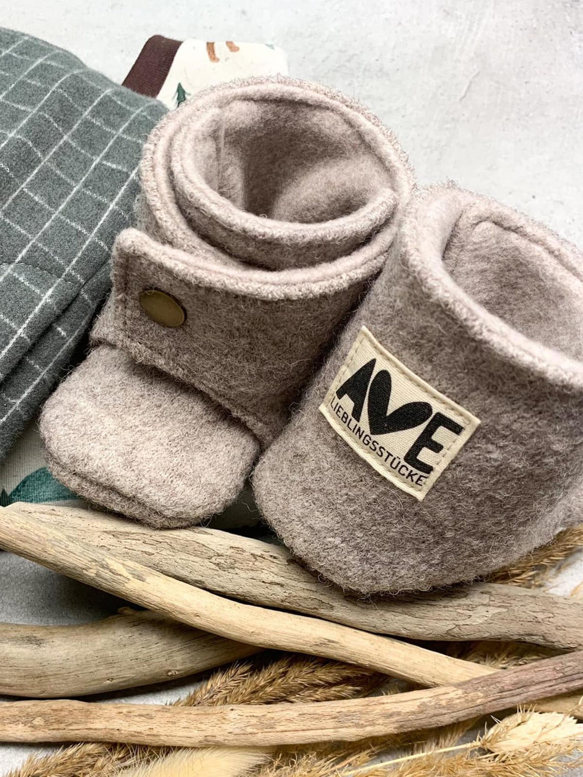 Wool Baby Shoes Sewing Pattern
