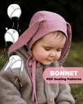 Bonnet PDF Sewing Patterns