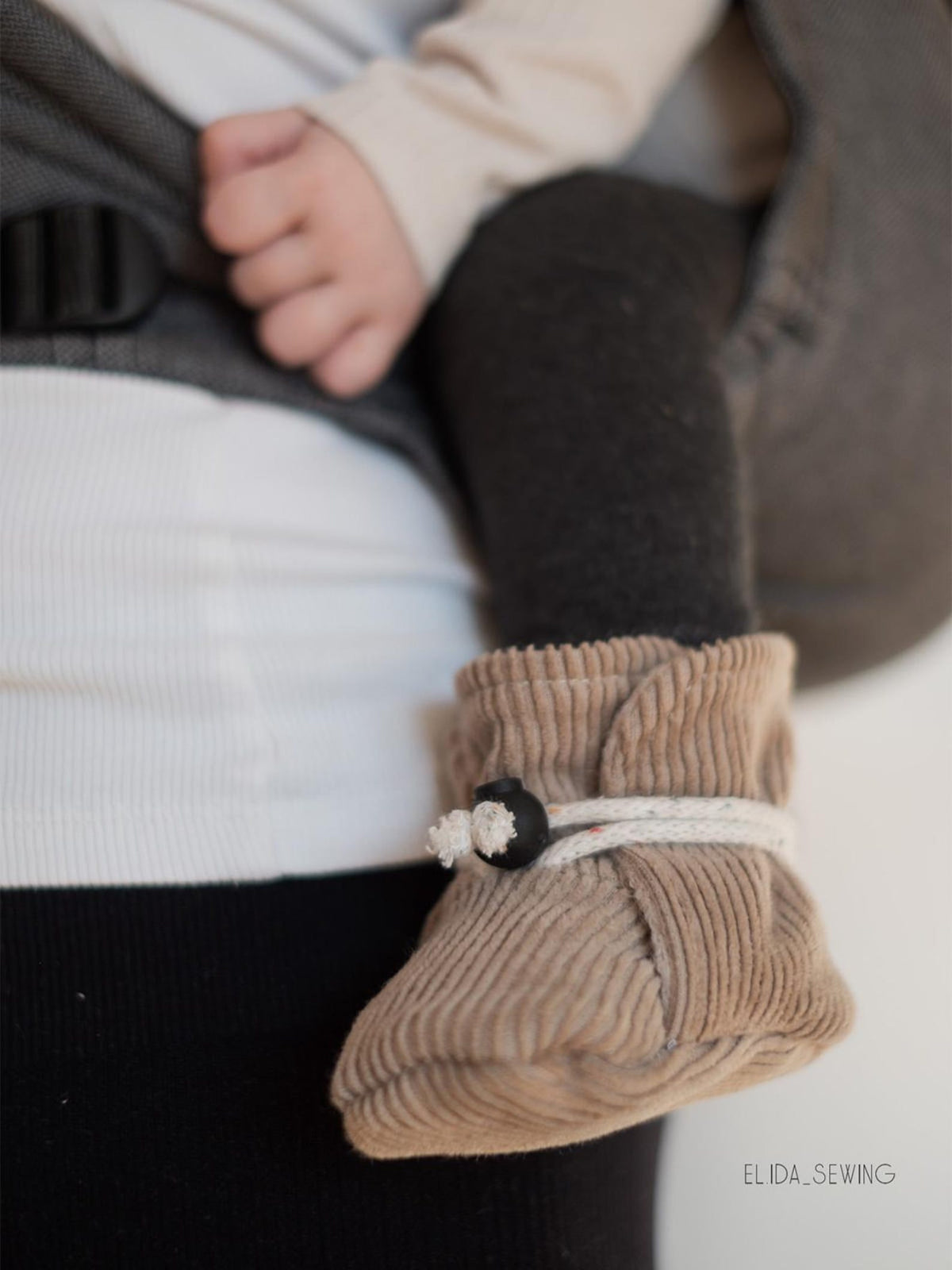 Wool Baby Shoes Sewing Pattern